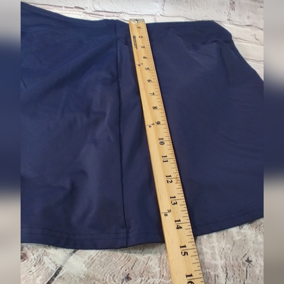Lands' End Navy Blue Swim Pantyliner Skort 14 - Picture 10 of 10